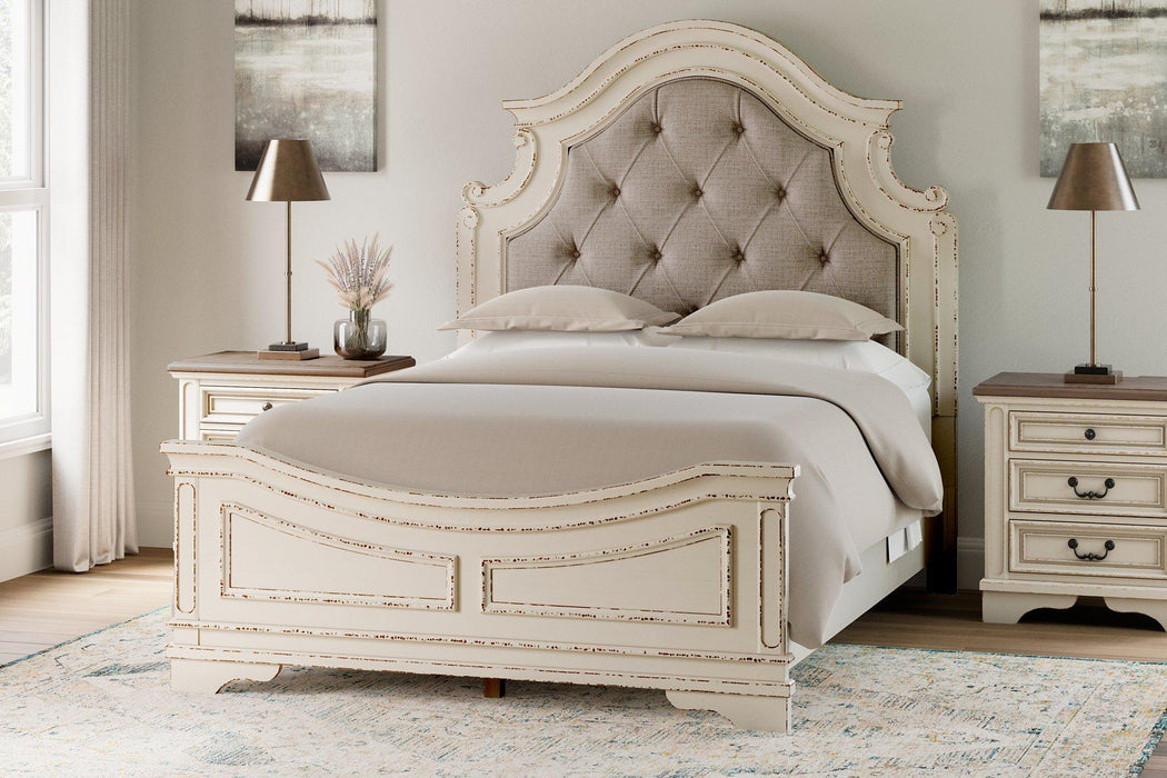 Realyn Upholstered Bed - Vida Furniture (Laredo,TX)