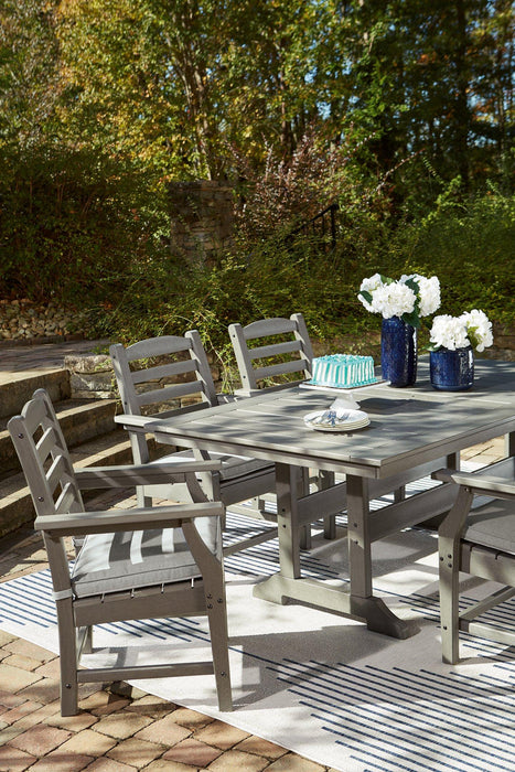 Visola Outdoor Dining Set - Vida Furniture (Laredo,TX)