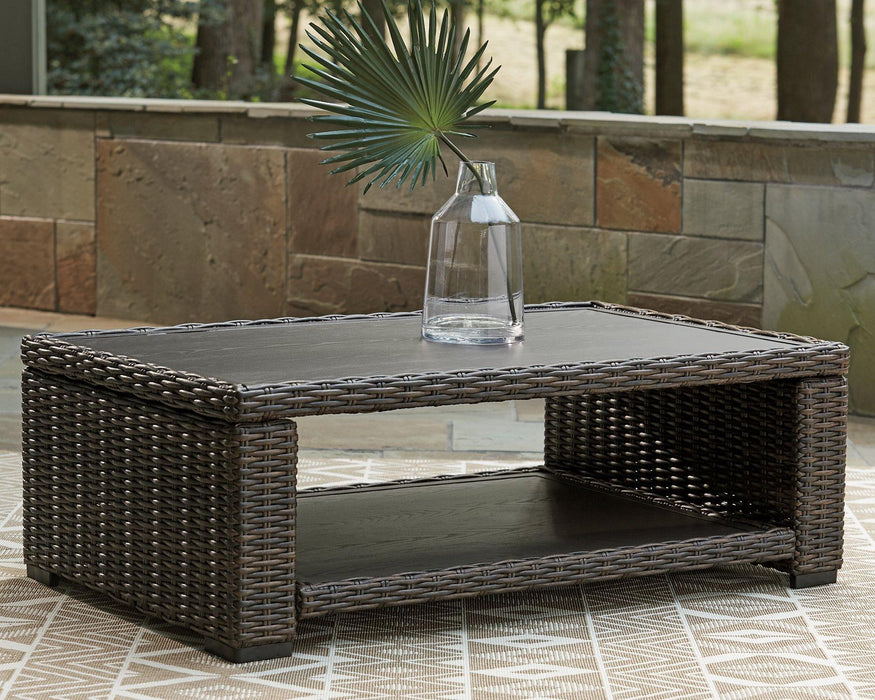 Grasson Lane Outdoor Occasional Table Set - Vida Furniture (Laredo,TX)