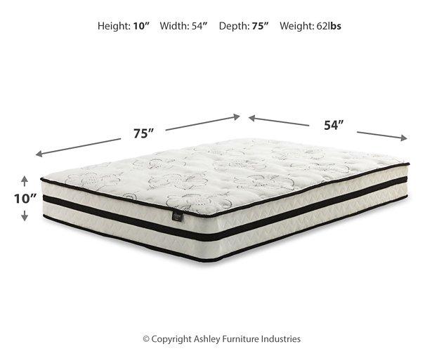 Chime 10 Inch Hybrid Mattress in a Box - Vida Furniture (Laredo,TX)