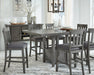 Hallanden Counter Height Dining Room Set - Vida Furniture (Laredo,TX)