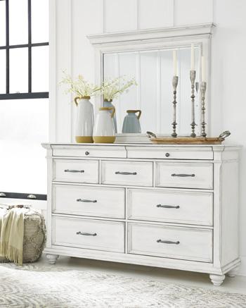 Kanwyn Dresser and Mirror - Vida Furniture (Laredo,TX)
