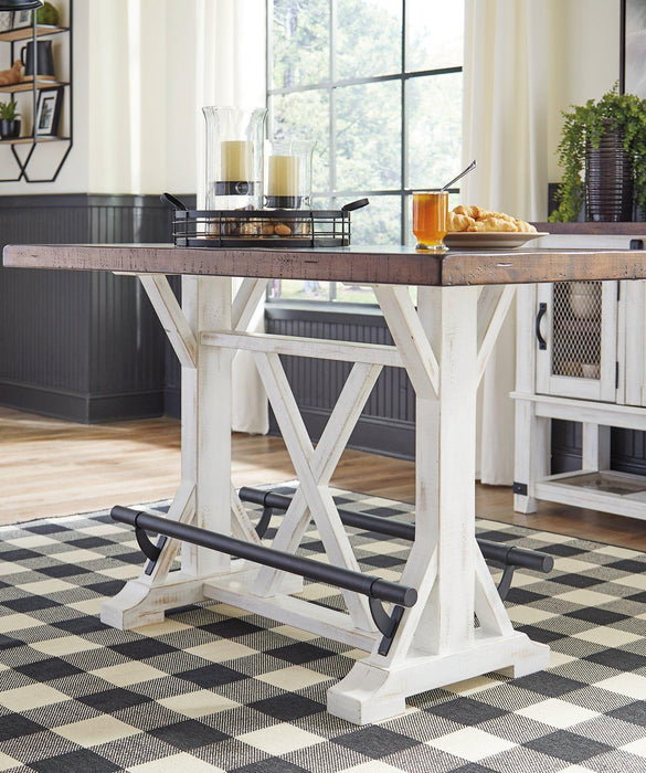Valebeck Counter Height Dining Table - Vida Furniture (Laredo,TX)
