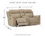 Next-Gen DuraPella Power Reclining Loveseat with Console - Vida Furniture (Laredo,TX)