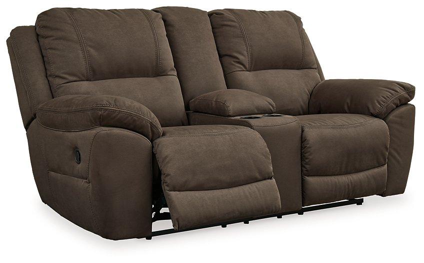 Next-Gen Gaucho Reclining Loveseat with Console - Vida Furniture (Laredo,TX)