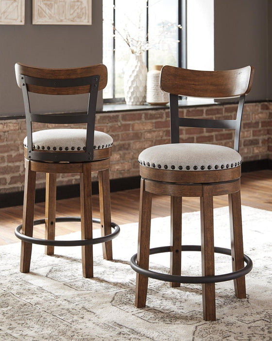 Valebeck Counter Height Bar Stool - Vida Furniture (Laredo,TX)
