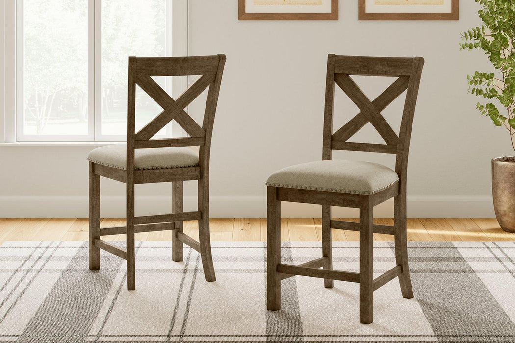 Moriville Counter Height Dining Set - Vida Furniture (Laredo,TX)