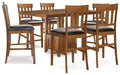 Ralene Counter Height Dining Set - Vida Furniture (Laredo,TX)
