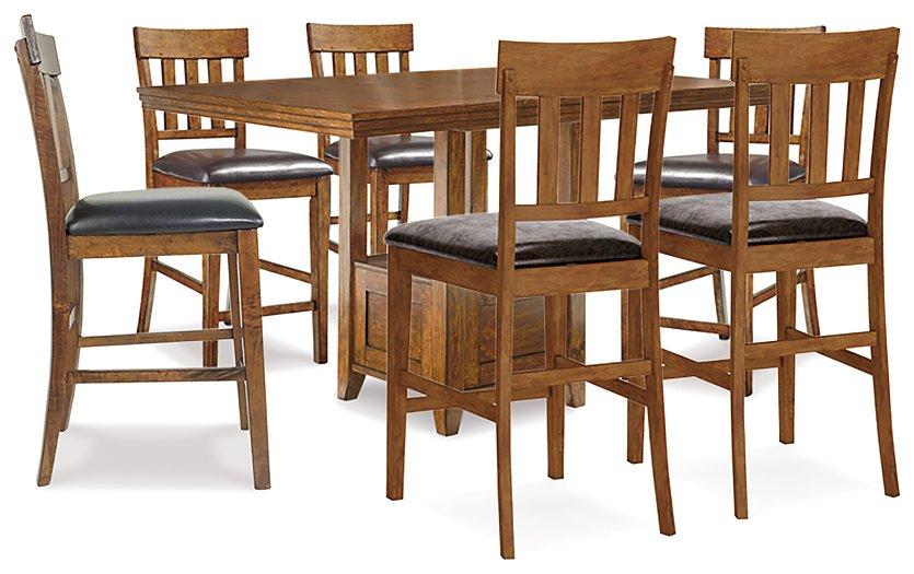 Ralene Counter Height Dining Set - Vida Furniture (Laredo,TX)