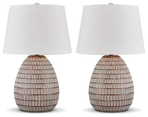 Darrich Lamp Set - Vida Furniture (Laredo,TX)