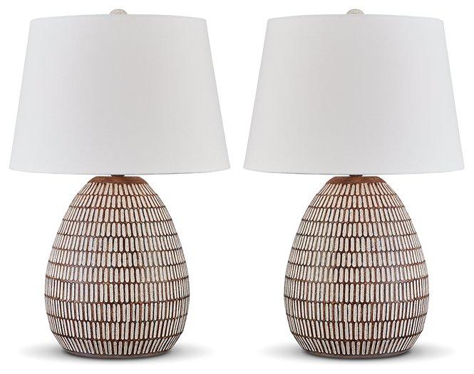 Darrich Lamp Set - Vida Furniture (Laredo,TX)
