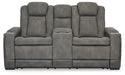 Next-Gen DuraPella Power Reclining Loveseat with Console - Vida Furniture (Laredo,TX)