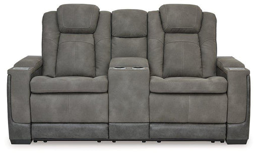 Next-Gen DuraPella Power Reclining Loveseat with Console - Vida Furniture (Laredo,TX)