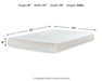 Chime 8 Inch Memory Foam Mattress in a Box - Vida Furniture (Laredo,TX)