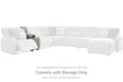 Colleyville Power Reclining Sectional with Chaise - Vida Furniture (Laredo,TX)