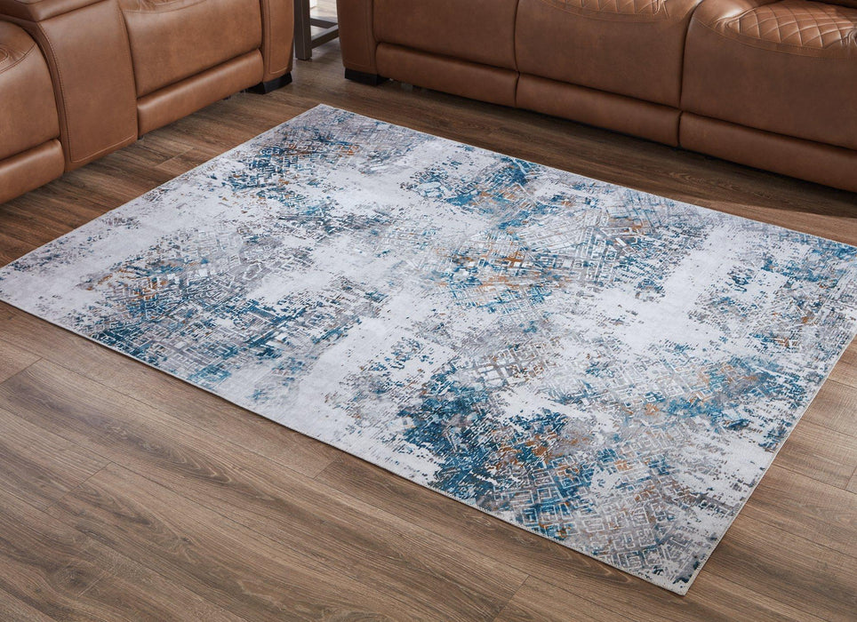Garyard 5' x 7' Washable Rug - Vida Furniture (Laredo,TX)