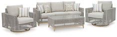 Seton Creek Outdoor Upholstery Set - Vida Furniture (Laredo,TX)