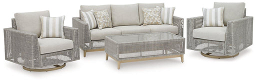 Seton Creek Outdoor Upholstery Set - Vida Furniture (Laredo,TX)