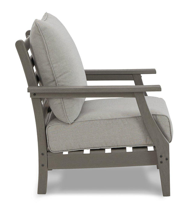 Visola Outdoor Sofa and Loveseat Set - Vida Furniture (Laredo,TX)