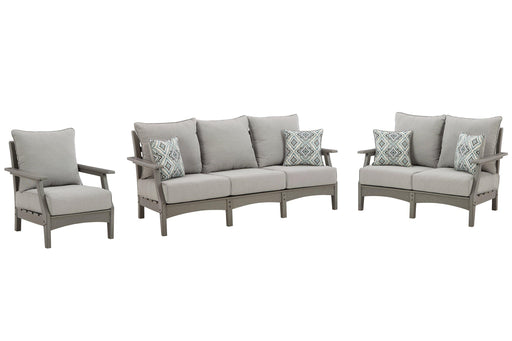 Visola Outdoor Seating Set - Vida Furniture (Laredo,TX)