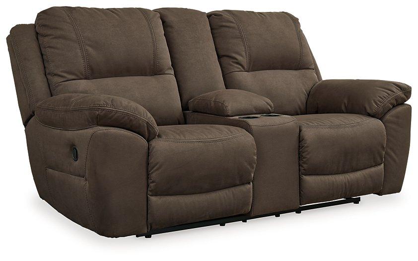 Next-Gen Gaucho Reclining Loveseat with Console - Vida Furniture (Laredo,TX)