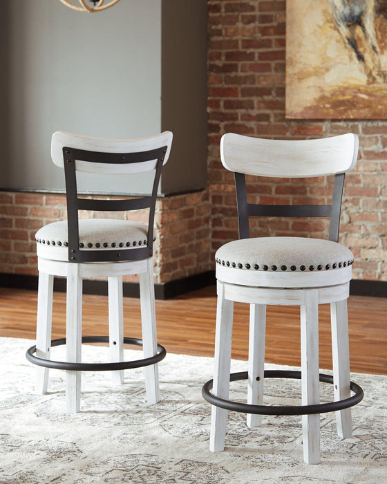 Valebeck Counter Height Bar Stool - Vida Furniture (Laredo,TX)