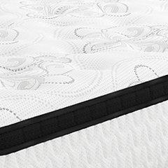 Chime 12 Inch Hybrid Mattress Package - Vida Furniture (Laredo,TX)