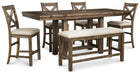 Moriville Counter Height Dining Set - Vida Furniture (Laredo,TX)