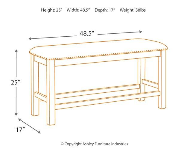 Moriville Counter Height Dining Set - Vida Furniture (Laredo,TX)