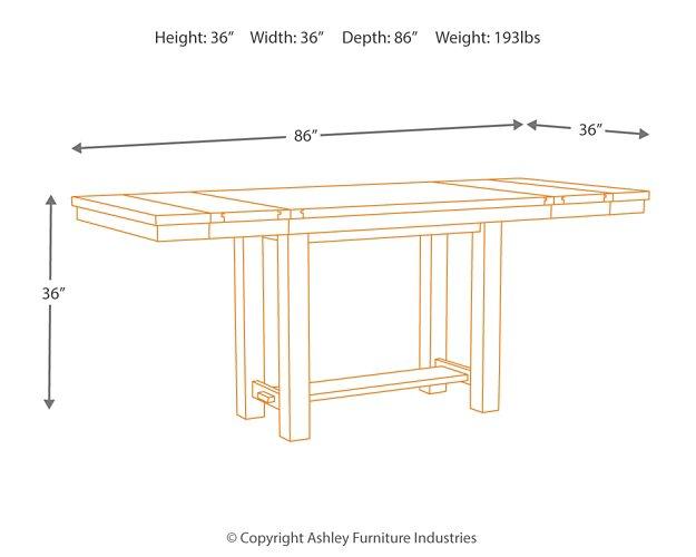 Moriville Dining Room Set - Vida Furniture (Laredo,TX)