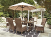 Beachcroft Outdoor Dining Set - Vida Furniture (Laredo,TX)