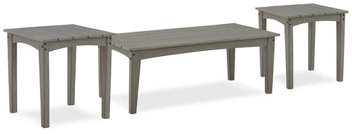 Visola Outdoor Occasional Table Set - Vida Furniture (Laredo,TX)