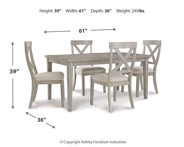 Parellen Dining Room Set - Vida Furniture (Laredo,TX)