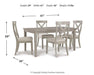 Parellen Dining Room Set - Vida Furniture (Laredo,TX)
