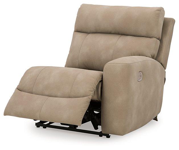 Next-Gen DuraPella Power Reclining Sectional Loveseat with Console - Vida Furniture (Laredo,TX)