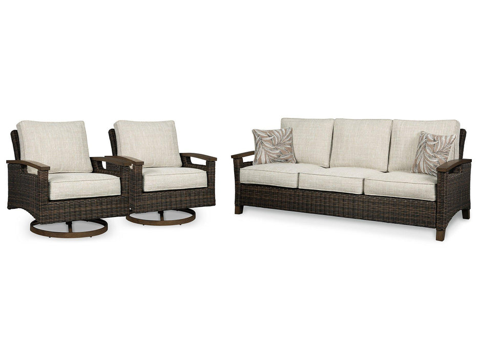 Paradise Trail Outdoor Seating Set - Vida Furniture (Laredo,TX)