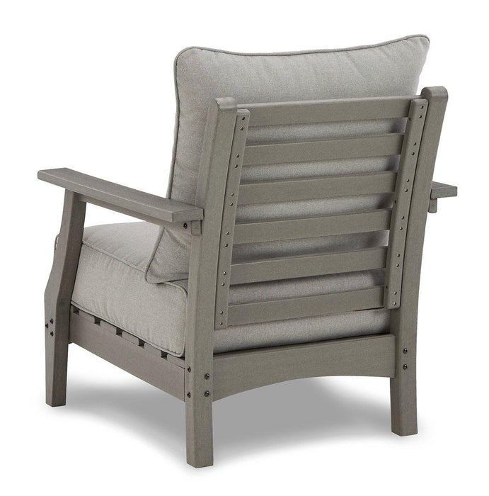 Visola Outdoor Sofa and Loveseat Set - Vida Furniture (Laredo,TX)