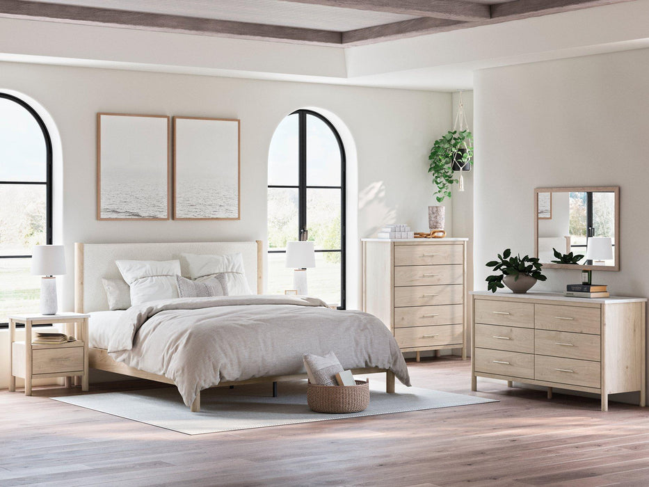 Cadmori Upholstered Bed - Vida Furniture (Laredo,TX)