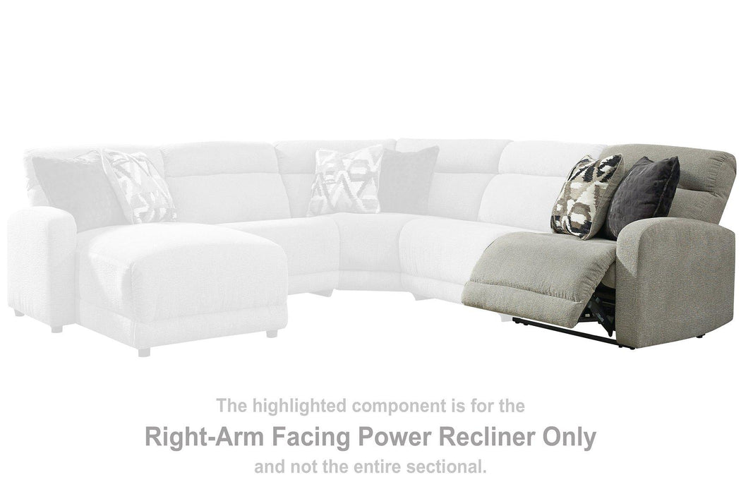 Colleyville Power Reclining Sectional with Chaise - Vida Furniture (Laredo,TX)