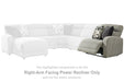 Colleyville Power Reclining Sectional with Chaise - Vida Furniture (Laredo,TX)