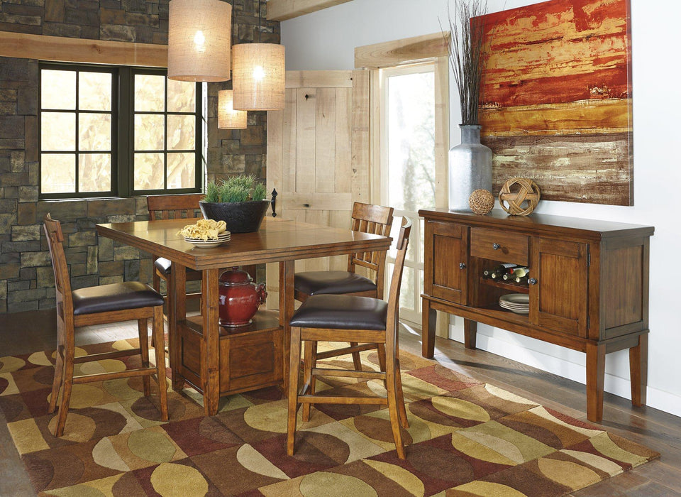 Ralene Counter Height Dining Set - Vida Furniture (Laredo,TX)
