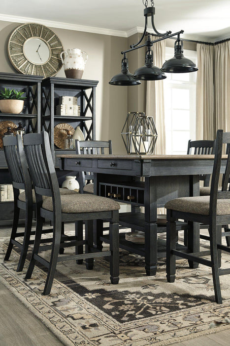 Tyler Creek Counter Height Dining Set - Vida Furniture (Laredo,TX)