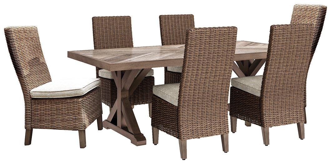 Beachcroft Outdoor Dining Set - Vida Furniture (Laredo,TX)