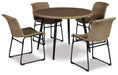 Amaris Outdoor Dining Set - Vida Furniture (Laredo,TX)