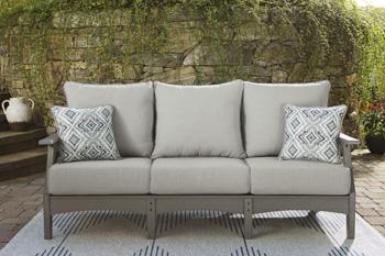 Visola Outdoor Sofa and Loveseat Set - Vida Furniture (Laredo,TX)