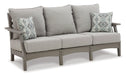 Visola Outdoor Sofa and Loveseat Set - Vida Furniture (Laredo,TX)