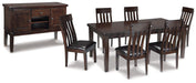 Haddigan Dining Set - Vida Furniture (Laredo,TX)