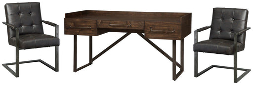 Starmore Home Office Desk with 2 Chairs - Vida Furniture (Laredo,TX)