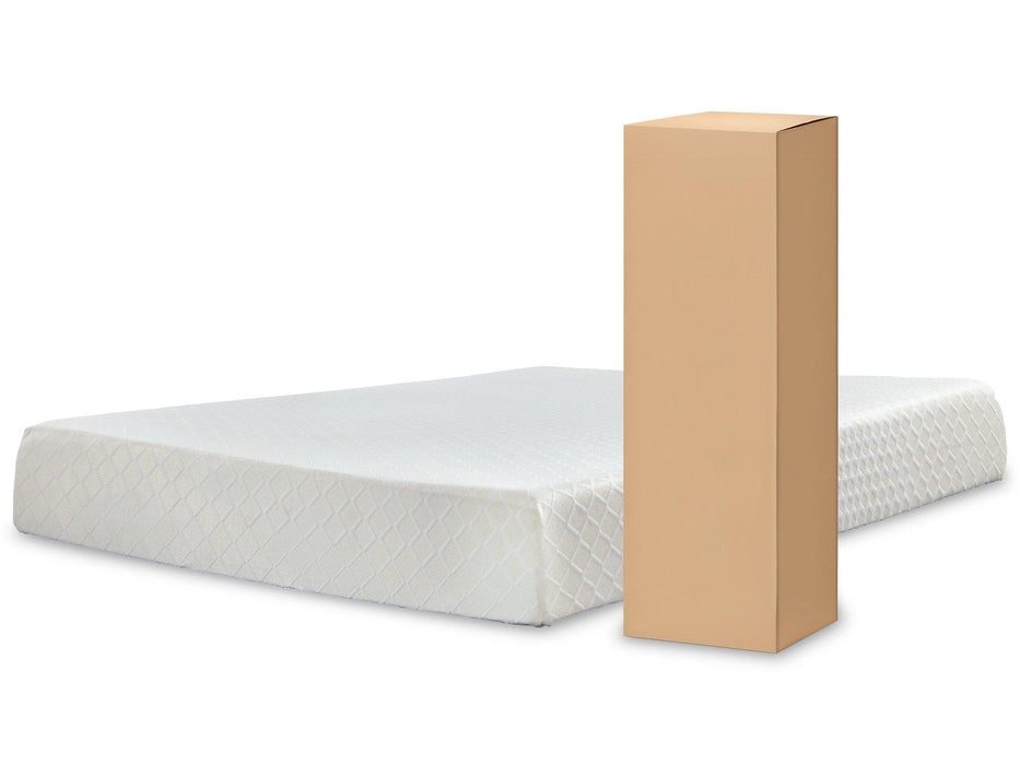 10 Inch Chime Memory Foam Mattress Set - Vida Furniture (Laredo,TX)