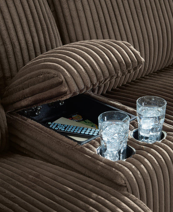 Top Tier Reclining Sectional with Chaise - Vida Furniture (Laredo,TX)